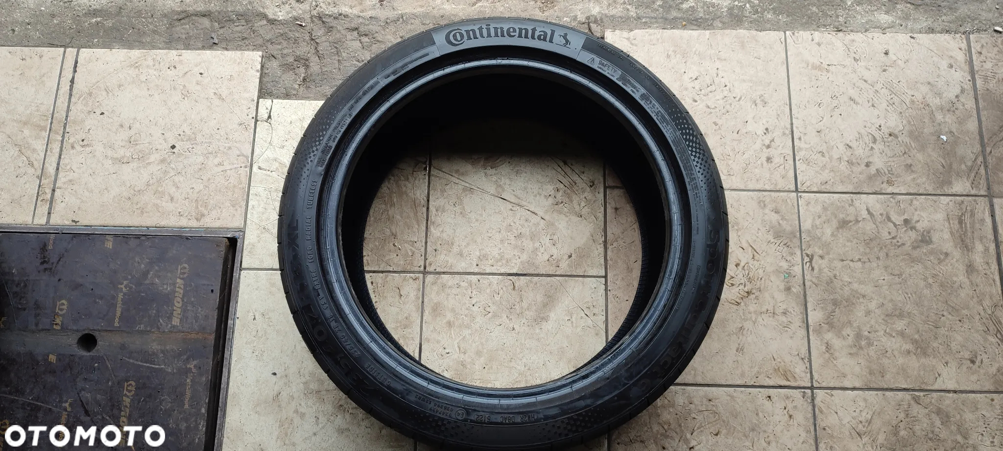 OPONY LETNIE 235/40R18 95Y XL CONTINENTAL SPORT CONTACT 6 (5122) LATO 2x6mm 2x5mm KOMPLET 4 SZTUKI - 3