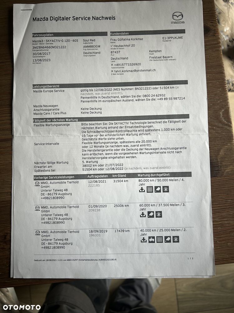 Mazda 3 SKYACTIV-G 120 Sports-Line - 36