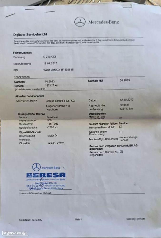 Mercedes-Benz C 220 CDi Avantgarde BlueEfficiency - 49