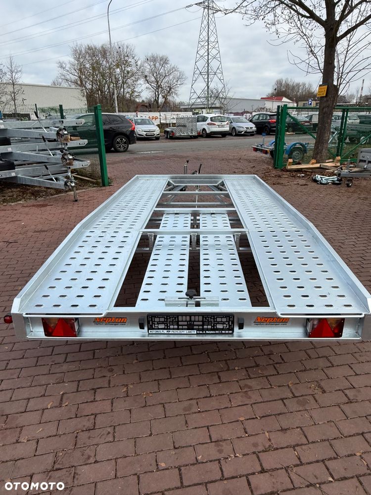 Neptun Laweta Neptun  4,2x2,1m DMC 2700 kg raz łamana mocna spawana DOSTAWA MOTOMUS - 5