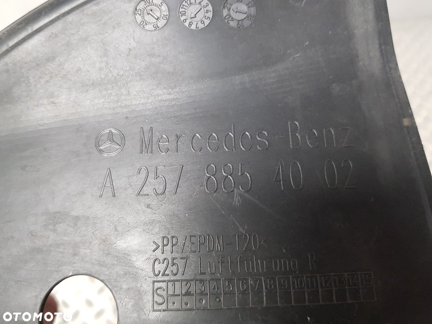 KOMPLET ORYGINALNY GRILL ZNACZEK KIEROWNICE POWIETRZA MERCEDES CLS AMG LIFT A257 C257 A2578881700 - 12