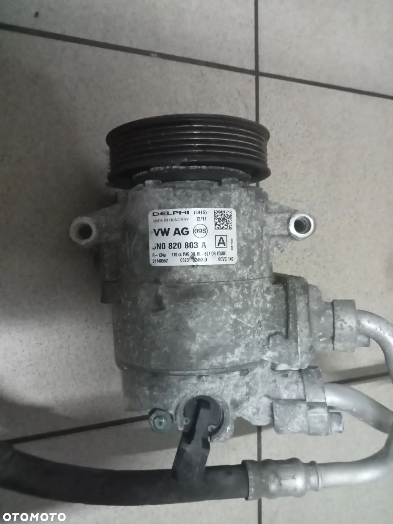 sprężarka klimatyzacji vw audi seat 1.6 tdi cay 5n0820803a - 1
