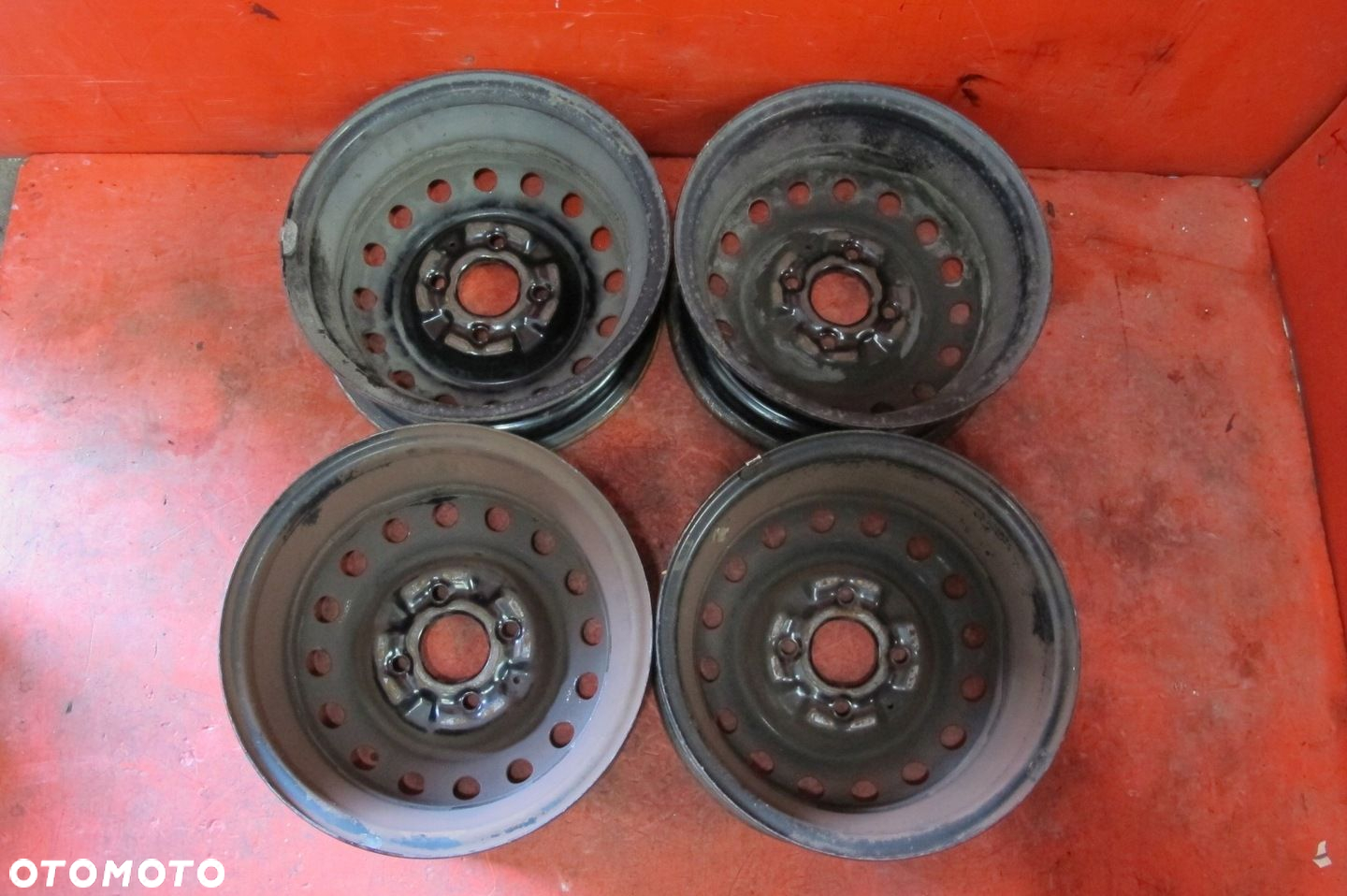 NISSAN NV200 09- FELGI STALOWE 14 5x114.3 5.5J ET45 JX50A KOMPLET - 9