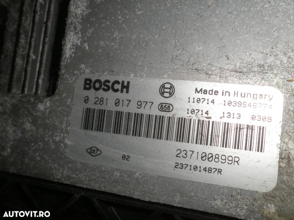 Ecu / calculator motor Renault Master 3 2.3 DCI 237100899R 0281017977 0281017341 - 3