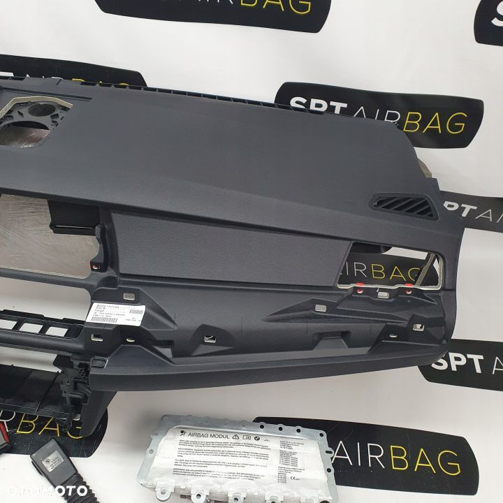 BMW F07 5GT DESKA ROZDZIELCZA KONSOLA KOKPIT PULPIT PODUSZKI AIRBAG AIR BAG NAPINACZE KIT SET - 4