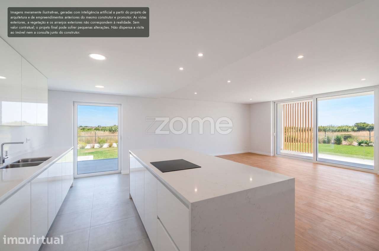 Apartamento T3 premium em condomínio com piscina e jardim, Famões - Grande imagem: 2/36