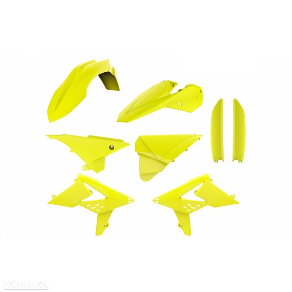 kit plasticos polisport amarelo fluor beta rr 250 / 350 / 430 - 1