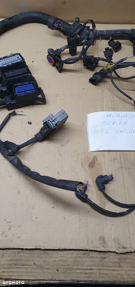 Instalacja wiązka silnika wtyczki wtyczka przewód kabel Opel Zafira C 1.4 Turbo - 3