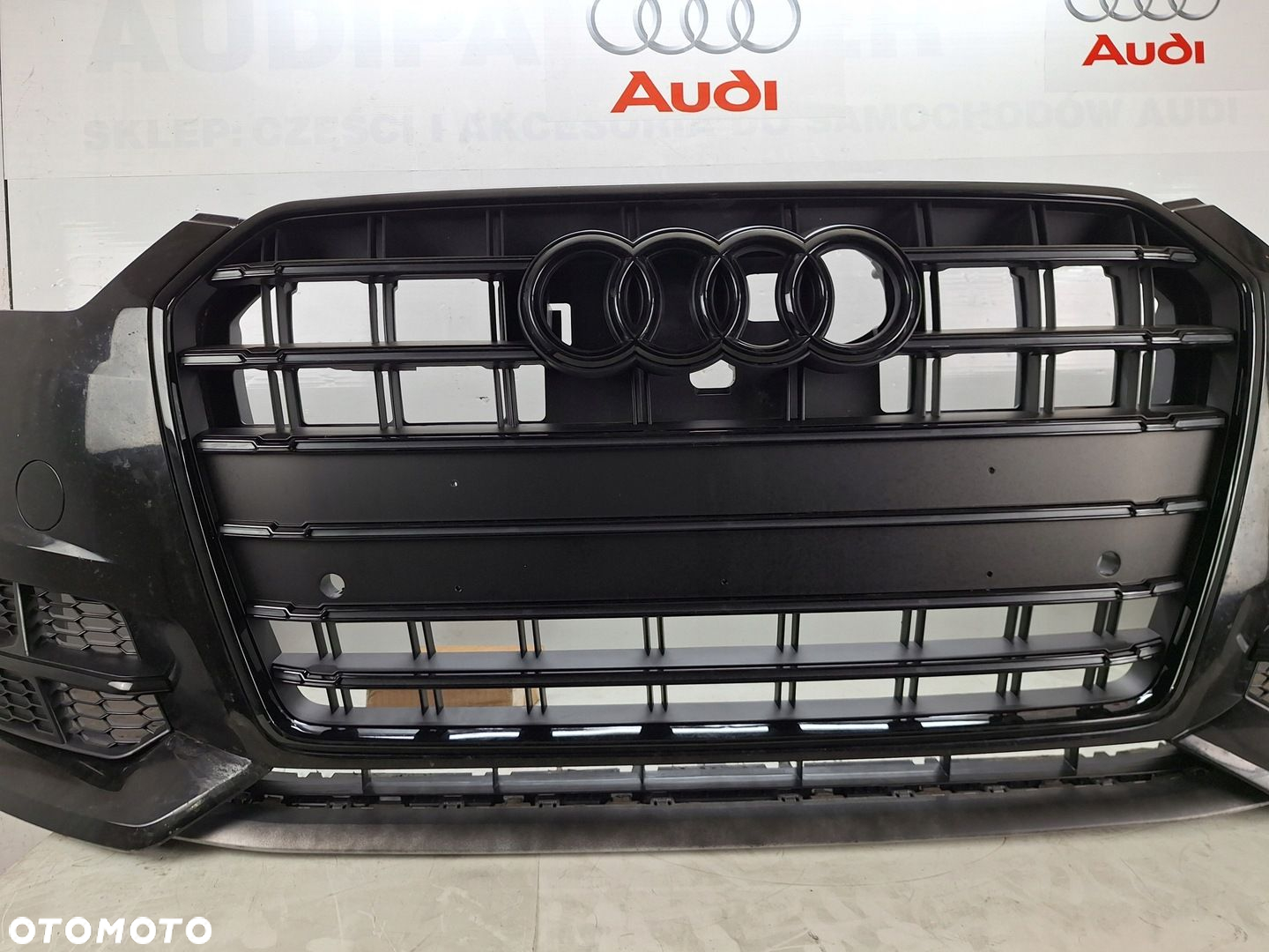 ZDERZAK AUDI S6 A6 S-LINE PLUS C7 4G 4G0 LIFT 2015-2018 COMPETITION BLACK - 2