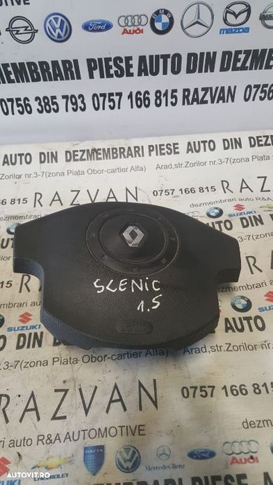 Airbag Volan Renault Scenic 2 Megane 2 Dezmembrez Renault Scenic 2 - 1