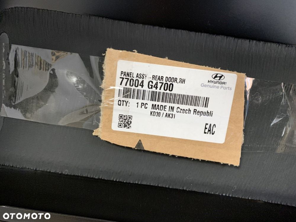 NOWE ORYGINALNE DRZWI PRAWE TYLNE PRAWA TYŁ HYUNDAI I30 III 3 FASTBACK  17-25 77004-G4700 - 5
