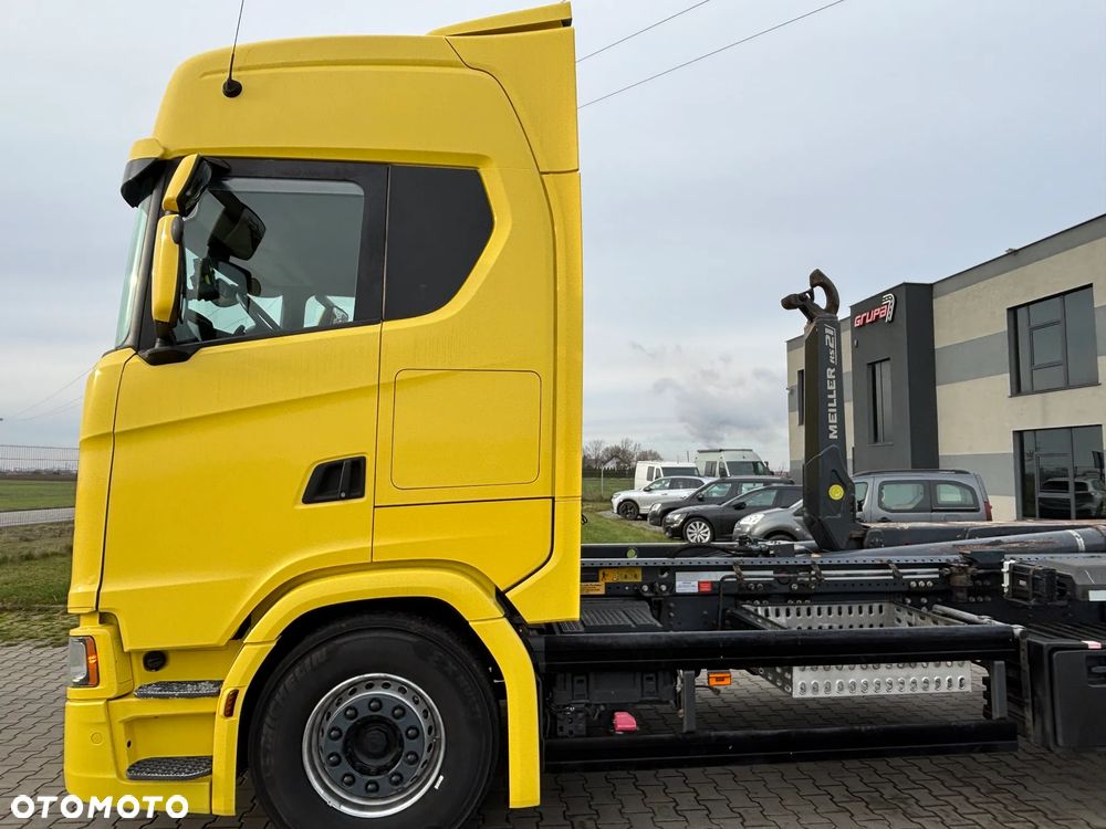 Scania S450 6x2  Meiller RS 21.70 hakowiec , bezwypadkowa , serwis w Scania, (nie HIAB, PALFINGER, VDL, HYVA,) Nowy model NG , model Scania S - 11