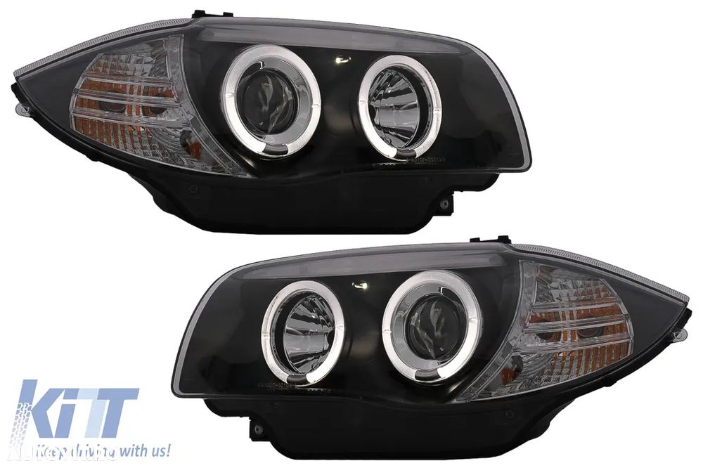 Faruri BMW E81 E82 E87 E88 (2004-2011) Black - 1