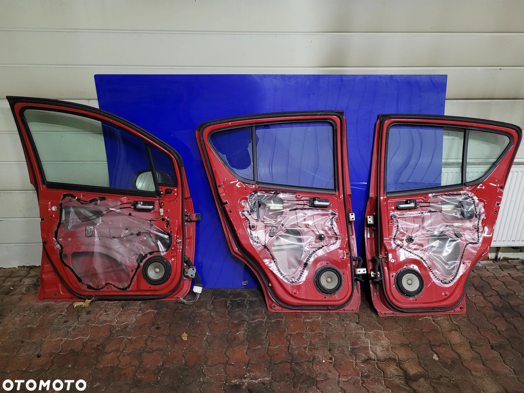 PRZOD LEWY ZAMEK 299 ZŁ DRZWI LEWY TYŁ PRZÓD PRAWY TYŁ CZĘŚCI WYPOSAŻENIA DRZWI OPEL AGILA B - 5