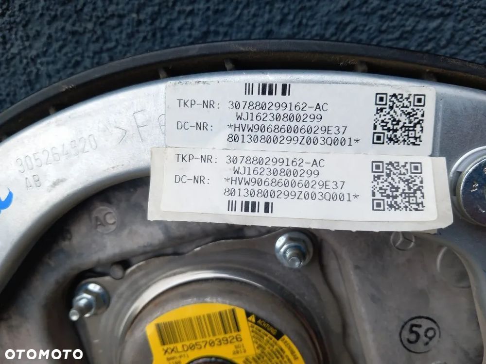poduszka kierowcy pasażera airbag pas lewy prawy sensor komplet vw crafter 2006-2017 - 9