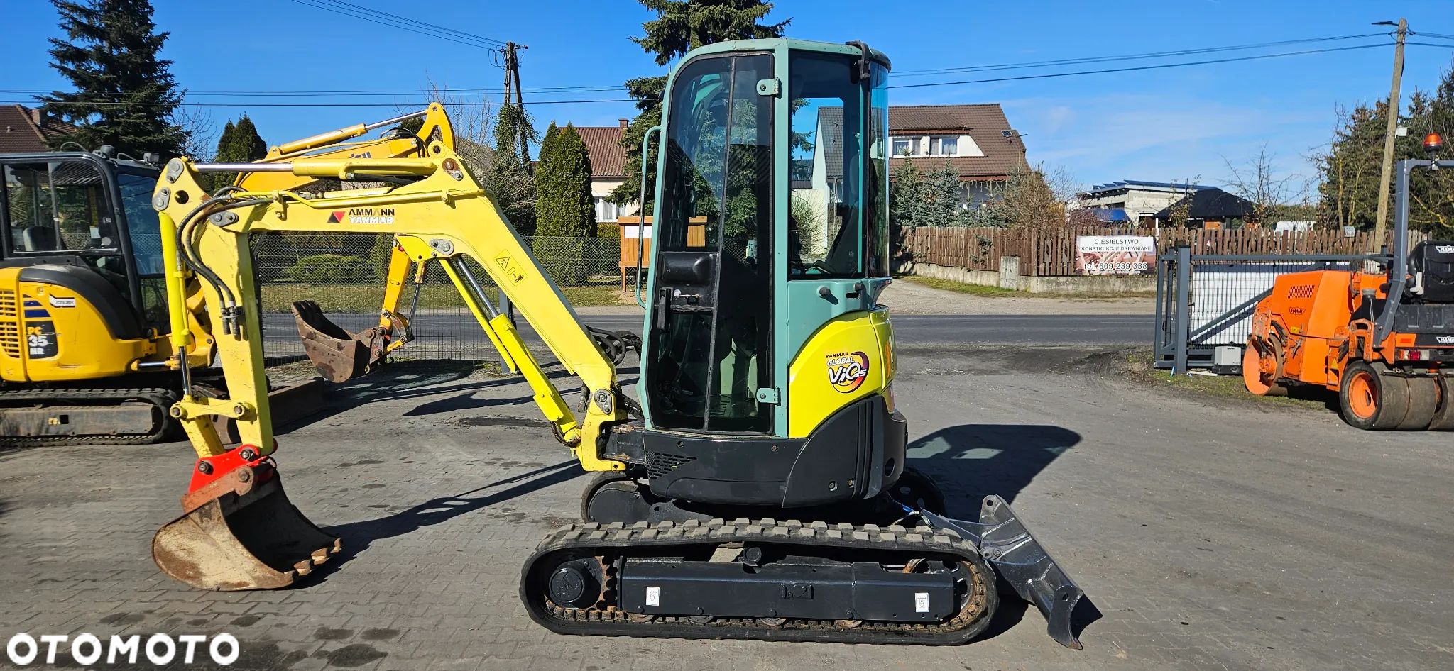 Yanmar Vio 25 łyżka z Niemiec krótki tył - 1