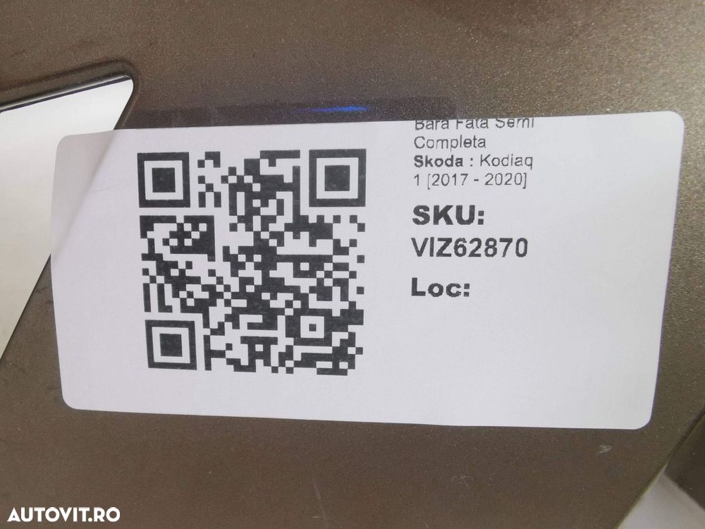 Bara Fata Skoda Kodiaq 1 2017 2018 2019 2020 Originala In Stare Buna - 8