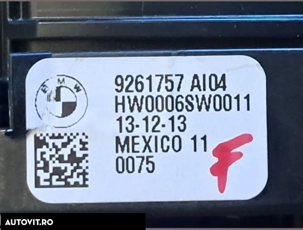 Spira banda volan SZL cu manete stergatoare fata spate semnalizare bmw F45 F46 F48 F39 F15 F85 - 5