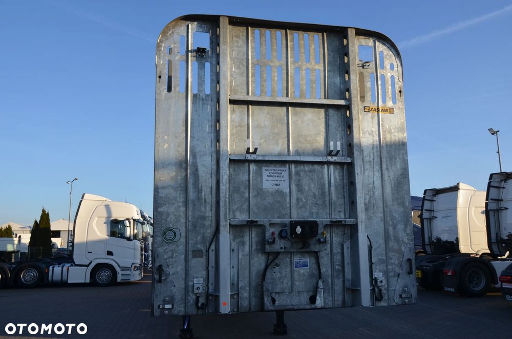 Zaslaw NACZEPA KŁONICOWA DO PRZEWOZU DREWNA / 2022r / OCYNK / SAF / OŚ POD. / 2273 - 6