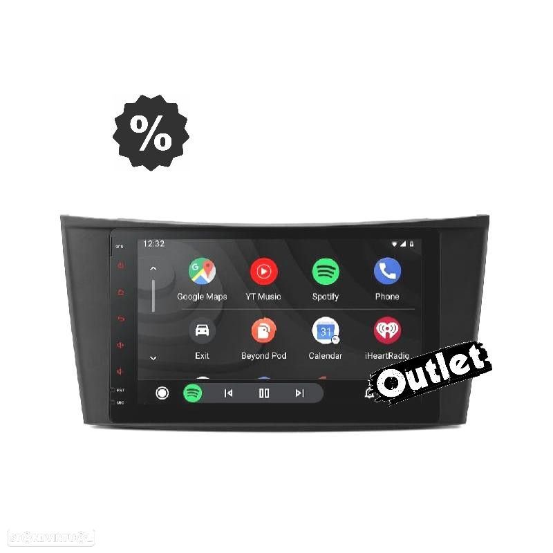 M010139L1 AUTO RADIO GPS ANDROID 12 PARA MERCEDES CLS W219 05-06 E W211 02-08 - 1