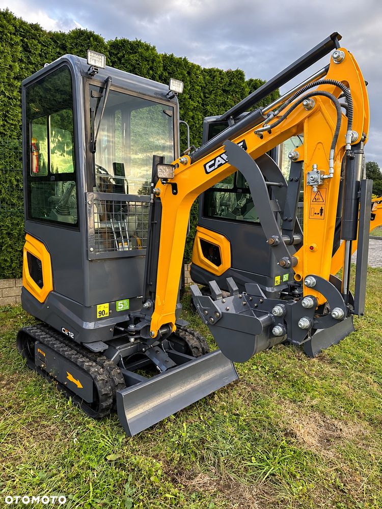 Inny Minikoparka CAVE CE12 PROMOCJA! 1200KG z Kabiną 2026r Nowość LEASING RATY, Skrętne ramie, Ogrzewanie, ZESTAW - 6