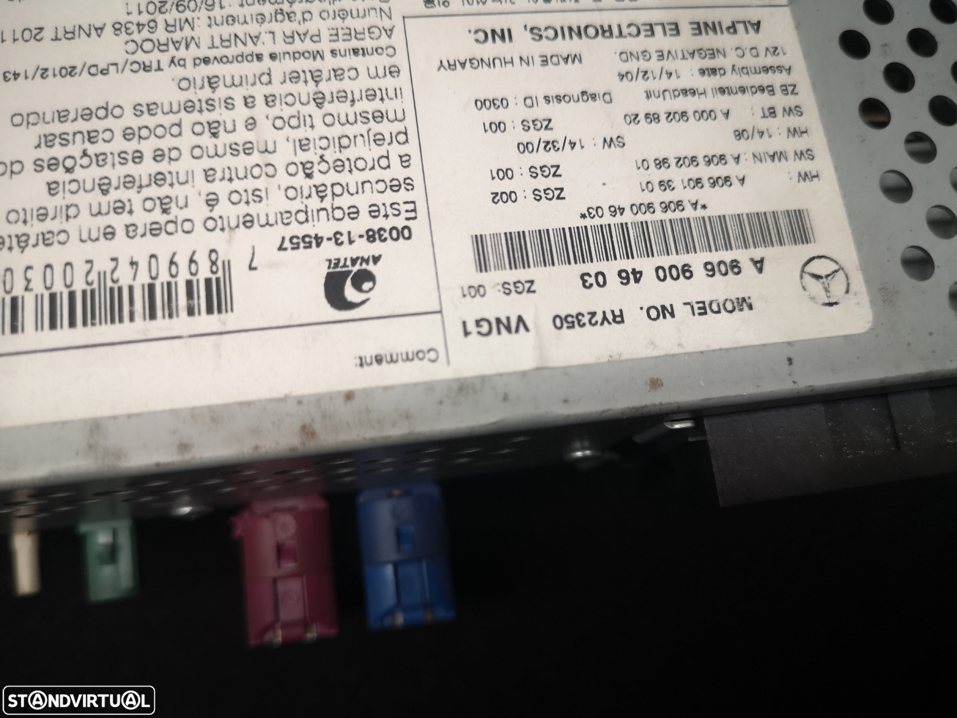 EB  Ecrã  Radio GPS Media Originais Mercedes w906 Sprinter 2006-2017 - 6