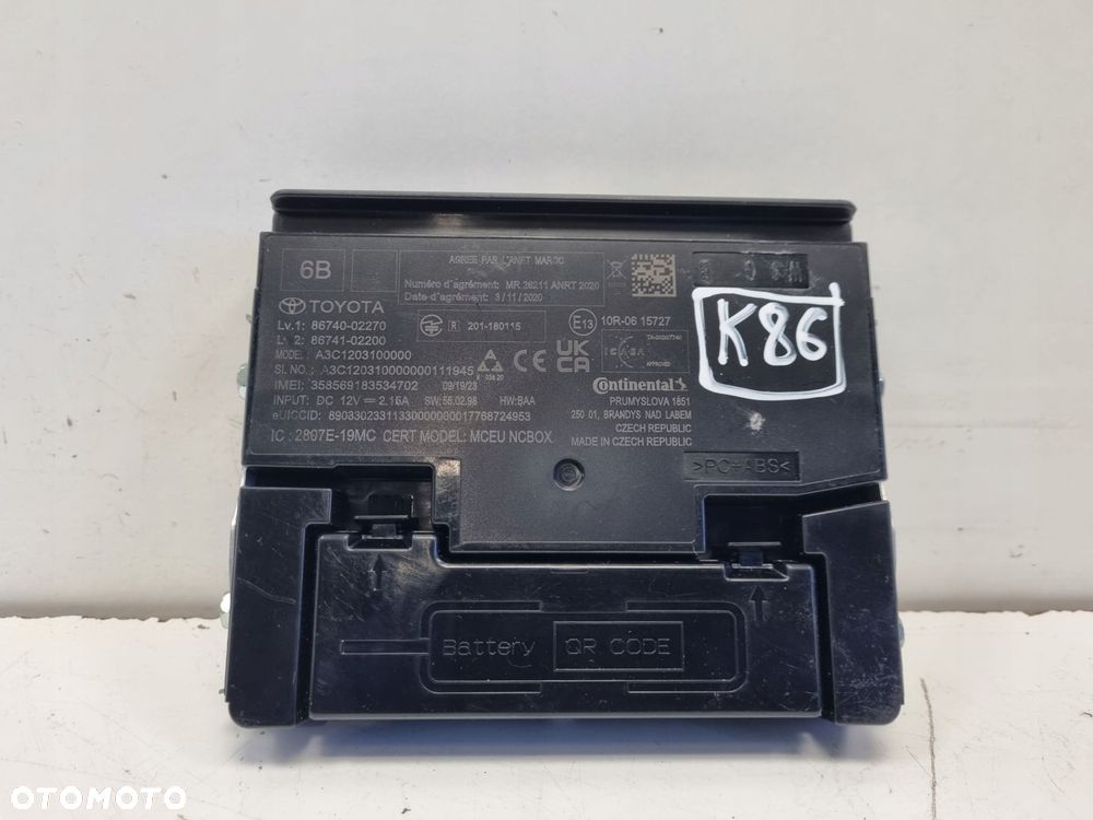Toyota Corolla E21 1.8 H KOMPUTER STEROWNIK Moduł 86740-02270 - 13