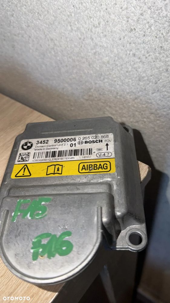 BMW F15 F16 MODUŁ AIRBAG 9500006 - 2