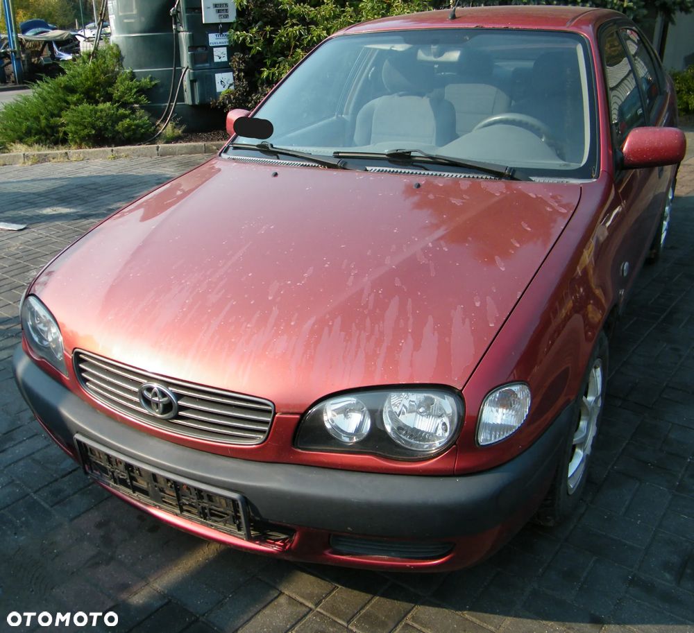 Toyota Corolla E11 (99-02r.) 1.6B 110KM. Silnik 3ZZ - FE Skrzynia MTM 0433112110 lakier 3N8. Cały na części. GWARANCJA !!! - 2