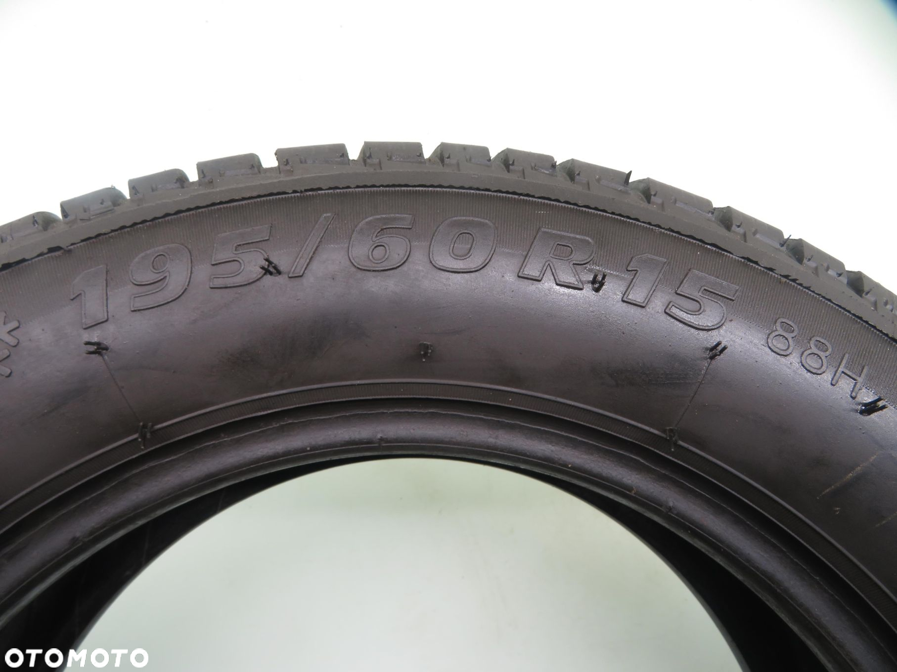 2x 195/60 R15 OPONY ZIMOWE BIEŻNIKOWANE W&M Myki A4 88H - 4