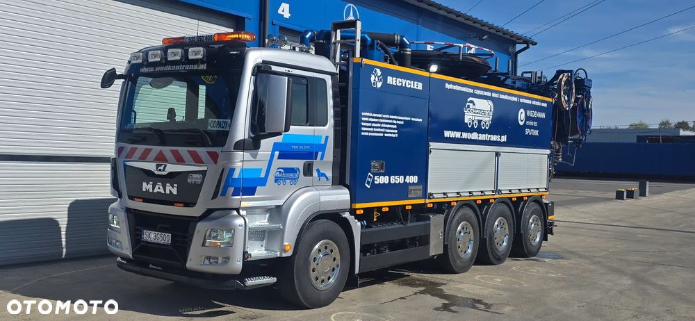 MAN TGS 35.510 WIEDEMAN 12/6m3 kamera SPUTNIK Recykling - 4