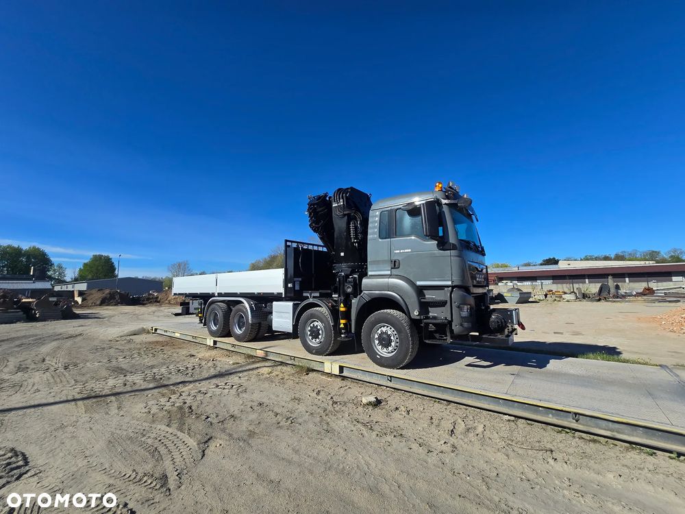 MAN 41.500 8x8 HDS HIAB 800 + FLY JIB Energetyka żuraw dźwig - 7
