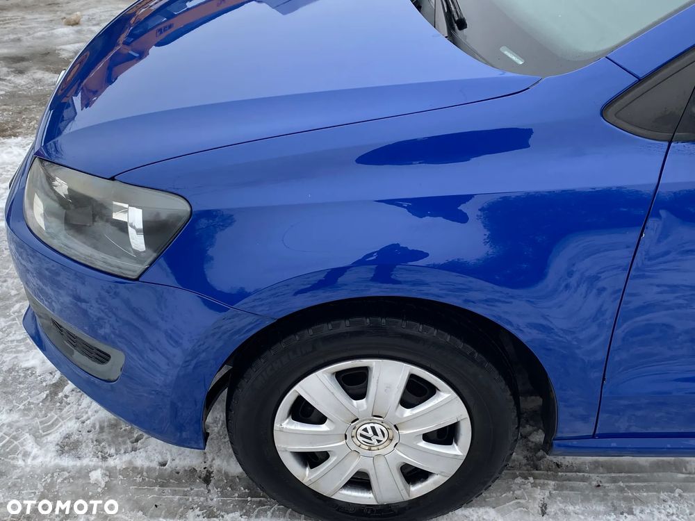VW POLO 6R V 09- Błotnik lewy przód przedni LD5E oryginał - 1
