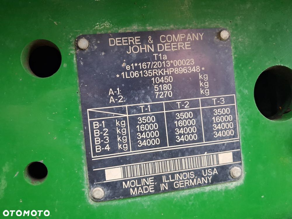 John Deere 6135 R - 19
