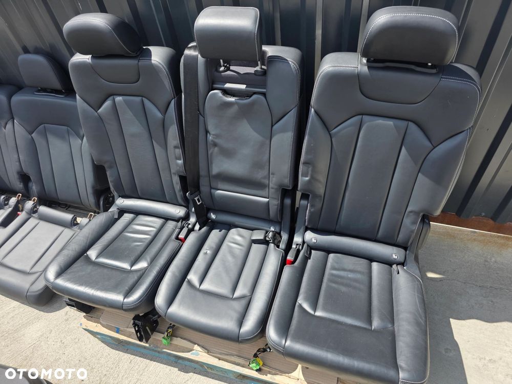 FOTEL FOTELE AUDI Q7 4M 7 OSÓB S LINE PRZÓD TYŁ GRZANY PEŁNA ELEKTRYKA ! - 10