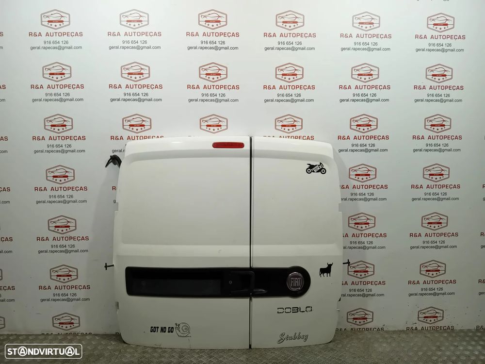 Porta Trás Traseira Direita Esquerda Fiat Doblo II 2 Original - 2