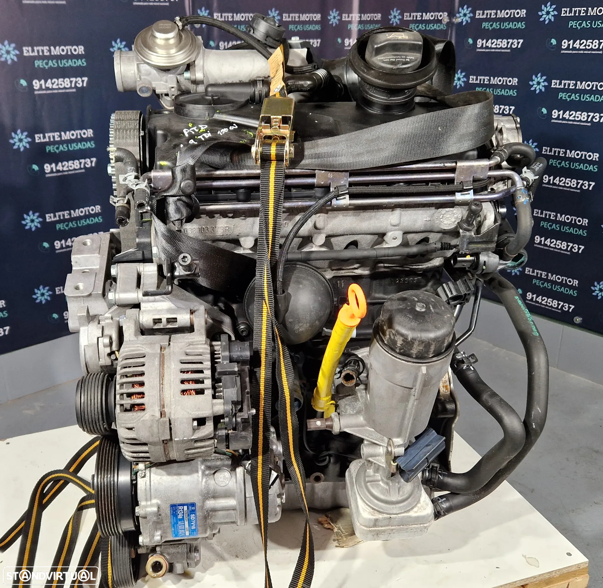 Motor usado ATD VW GOLF IV 4 1.9 TDI 100CV PD A3 8L LEON BORA IBIZA - 2