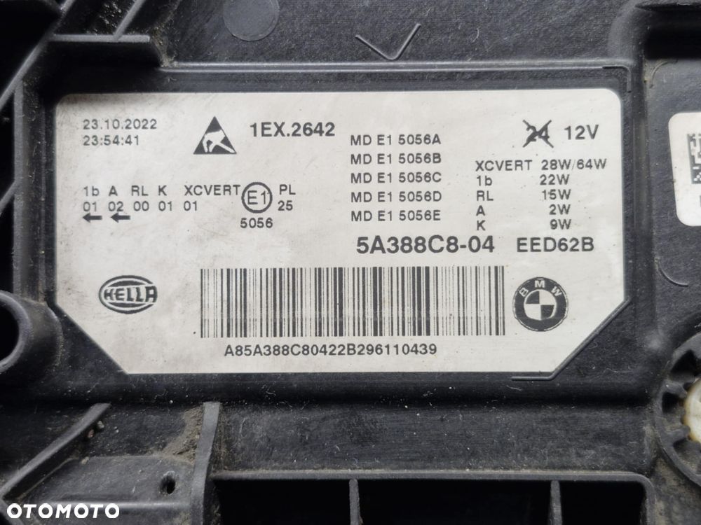 BMW 5 G30 G31 LIFT FULL LED LAMPA LEWA/PRAWA PRZÓD 5A388C7-04/5A388C8-04 - 16
