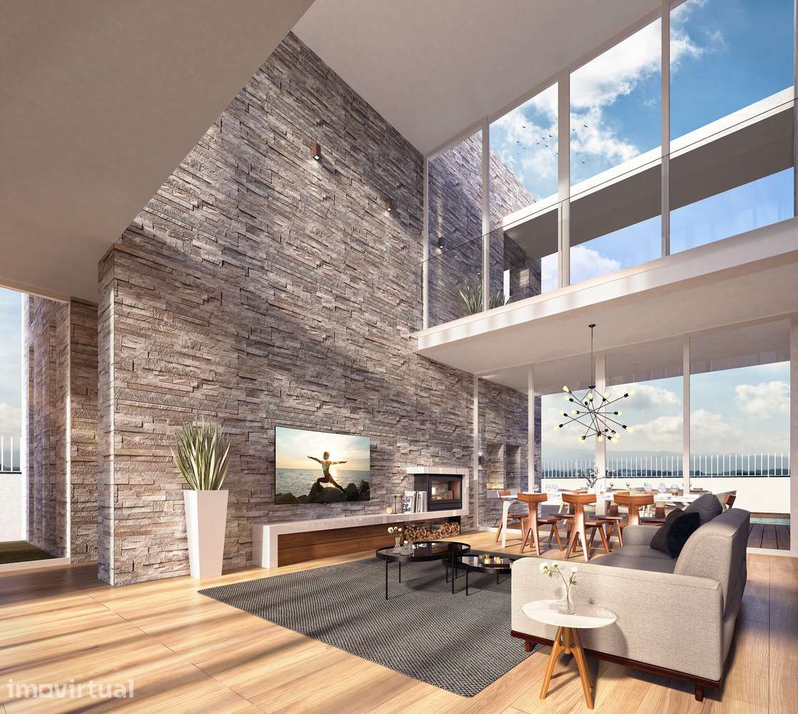 Moradia Moderna Nova junto à Praia da Falésia – Em Construção - Grande imagem: 5/13