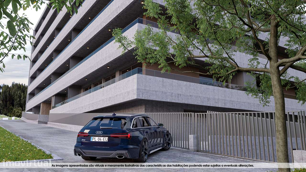 Excelente T2, Novo, com varanda, em Mafamude, 600m do El Corte Inglès - Grande imagem: 4/27