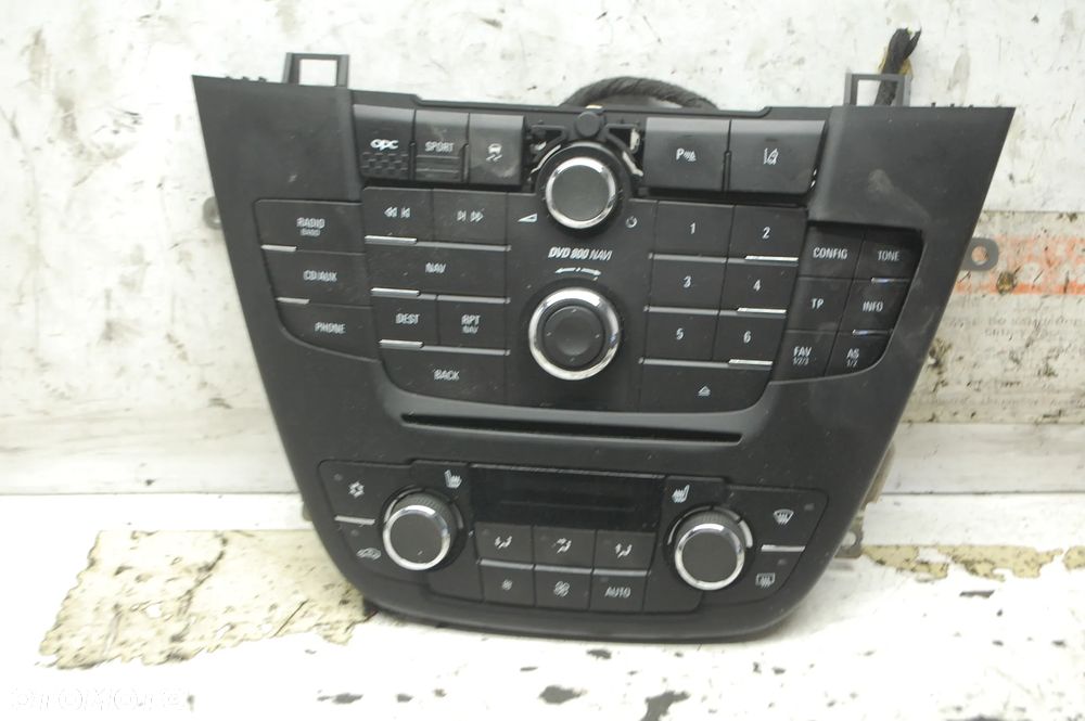 PANEL STEROWANIA RADIEM NAWIGACJA KLIMATYZACJA 13273256 OPEL INSIGNIA A - 1