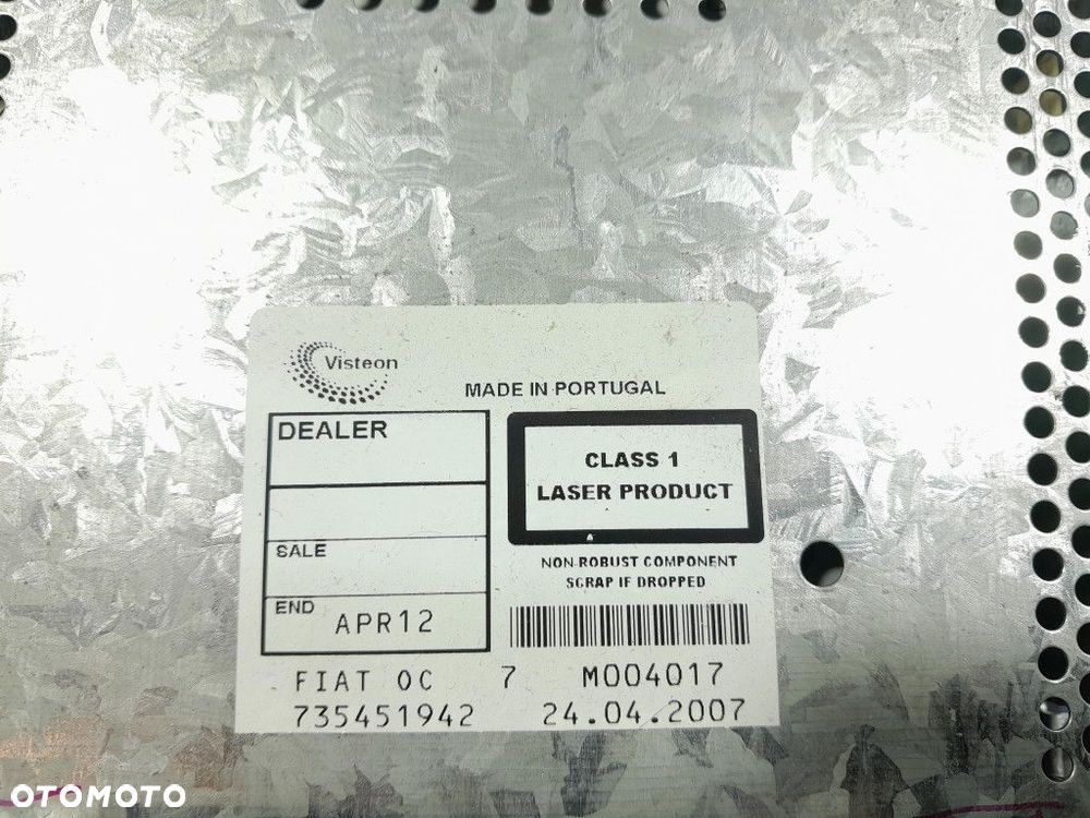FIAT BRAVO II 07- RADIO CD FABRYCZNE 735451942 - 10