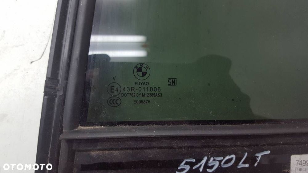 SZYBA DRZWI TYŁ LEWA BMW G21 2021 TRÓJKĄT EU - 3