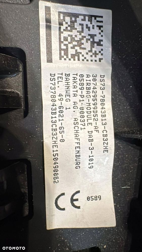 poduszka powietrzna kierowcy ford mondeo mk5 - 4