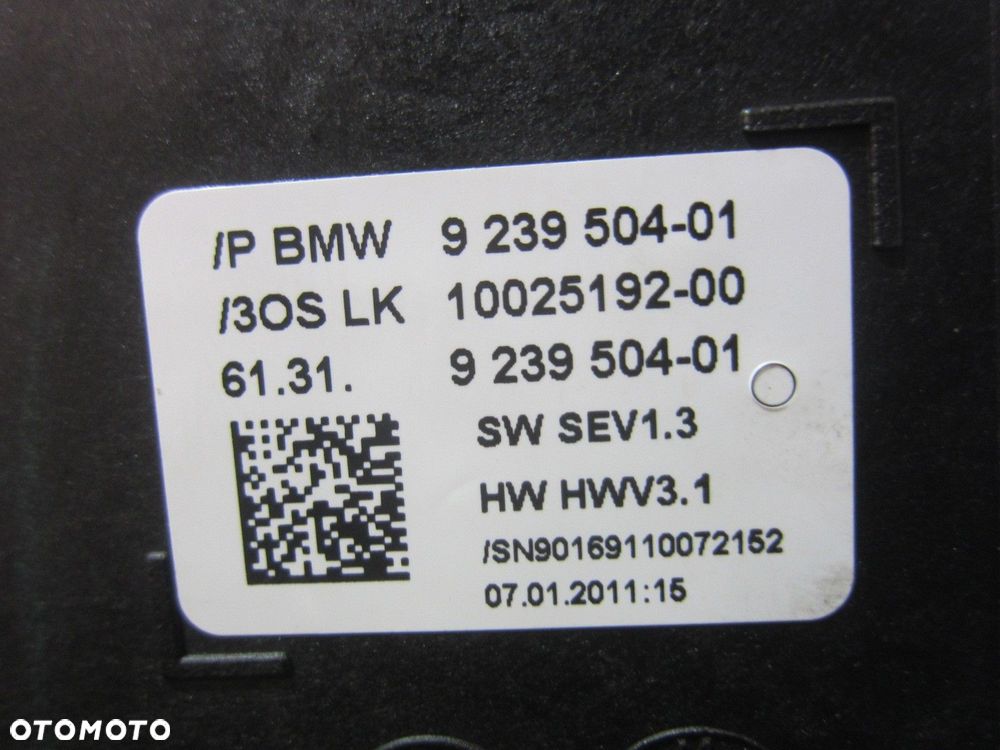 BMW X3 F25 F10 F07 X4 LEWAREK DŹWIGNIA BIEGÓW 61319239504 9239504 ŁADNY - 9