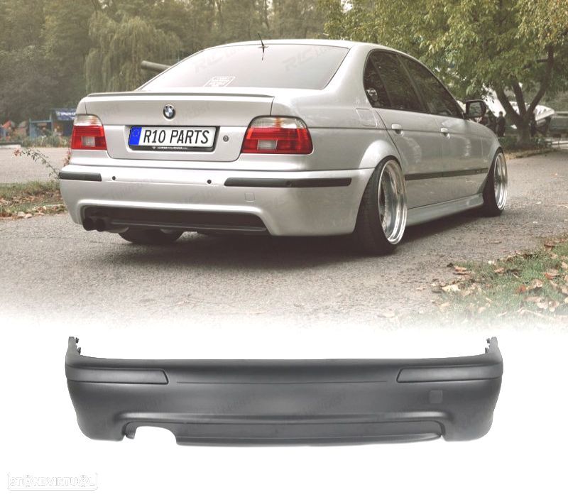 PÁRA-CHOQUES TRASEIRO BMW E39 SEM PDC LOOK M - 1