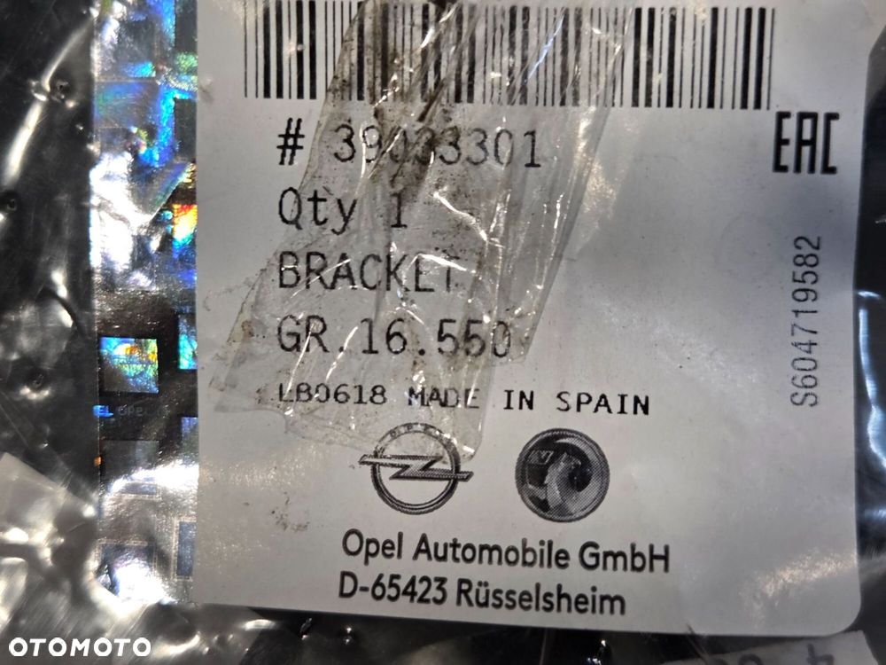 OPEL CORSA E Wspornik uchwyt radia 39033301 NOWY ORYGINAŁ - 6