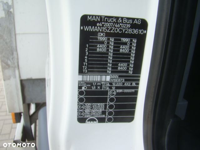 MAN TGL 12-220 8.10M KLIMA RAMA 8.10M - 16