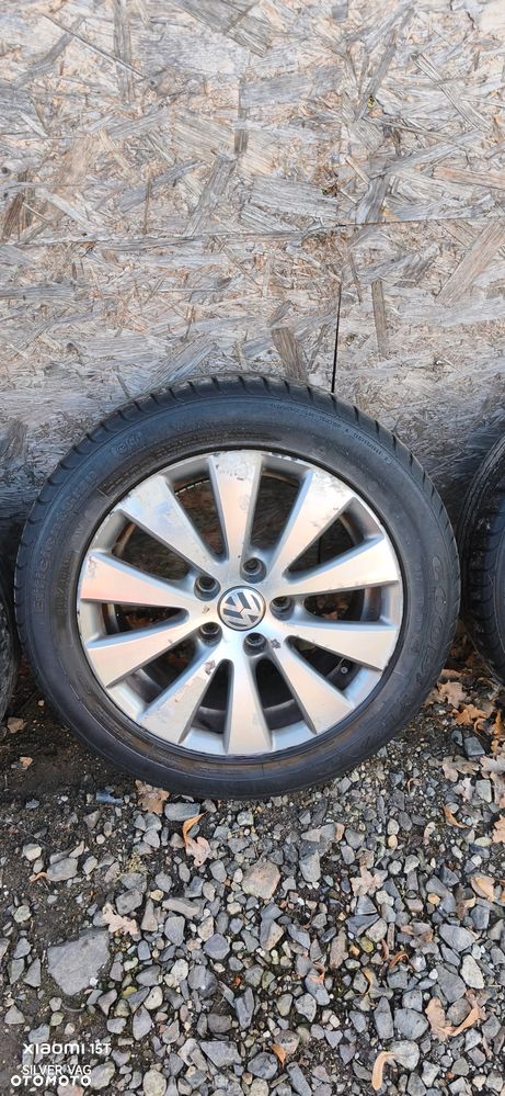 Alufelgi koła felgi opony 205 55 16 Volkswagen Touran golf passat 5x112 4szt oryginalne ET45 - 4