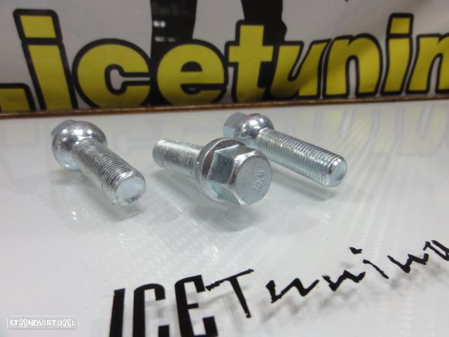 Pernos boleado para espaçadores de 5mm, 12mm, 15mm, 20mm, 30mm  12 x 1.25 / 12 x 1,5 / 14 x 1,25 / 14 x 1,50 - 3